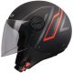 Foto 3 de CASCO LS2 OF558 SPHERE LUX II MINIM NEGRO  ROJO