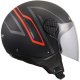 Foto 4 de CASCO LS2 OF558 SPHERE LUX II MINIM NEGRO  ROJO