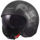 Foto 1 de CASCO LS2 OF599 SPITFIRE II WILLY NEGRO  GRIS