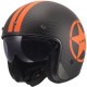 Foto 1 de CASCO LS2 OF601 BOB II CARBON STAR NARANJA