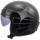 Foto 3 de CASCO LS2 OF601 BOB II COSMIC NEGRO  GRIS
