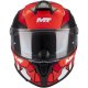 Foto 2 de CASCO MT FF106B TARGO S PIQUERAS B5 BRILLO