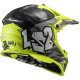 Foto 5 de CASCO NIÑO LS2 MX437 FAST EVO II MINI CRUSHER NEGRO  AMARILLO