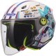 Foto 1 de CASCO NIÑO LS2 OF622 FUNNY II NEXT LEVEL BLANCO