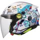 Foto 3 de CASCO NIÑO LS2 OF622 FUNNY II NEXT LEVEL BLANCO