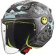 Foto 1 de CASCO NIÑO LS2 OF622 FUNNY II SCRIBBLE GRIS  AZUL