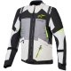 Foto 1 de CHAQUETA ALPINESTARS ANDES V4 DRYSTAR DK GRIS  BLANCO  AMARILLO FLUOR
