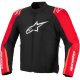 Foto 1 de CHAQUETA ALPINESTARS T-SPS V2 WP NEGRO  ROJO FLUOR