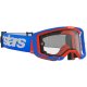 Foto 2 de GAFAS ALPINESTARS VISION 8 WORDMARK DUAL PANE BLUE ORANGE CLEAR