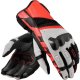 Foto 1 de GUANTES REVIT RSR 5 BLANCO  ROJO NEÓN