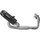 Foto 1 de KIT COMPLETO CON SILENCIADOR INDY RACE EVO DE ALUMINIO NEGRO KAWASAKI NINJA 650Z650 2324 E5+ (ARROW 77501AKN)