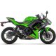 Foto 2 de KIT COMPLETO CON SILENCIADOR INDY RACE EVO DE ALUMINIO NEGRO KAWASAKI NINJA 650Z650 2324 E5+ (ARROW 77501AKN)
