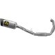 Foto 1 de KIT COMPLETO CON SILENCIADOR PISTA DE TITANIO APRILIA RS457 E5+ 2024 (ARROW 71968PT)