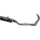 Foto 1 de KIT COMPLETO RACING CON SILENCIADOR INDY RACE EVO DE ALUMINIO NEGRO YAMAHA TRACER 9 25 (ARROW 71089AKN)