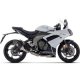 Foto 2 de KIT COMPLETO RACING CON SILENCIADOR VELOCE DE ALUMINIO NEGRO TRIUMPH DAYTONA 660 24 (ARROW 71007VAN)