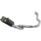 Foto 1 de KIT COMPLETO RACING WORKS NICHROM NEGRO COPA CARBONO SUZUKI GSX-8R  GSX-8S E5+ 2425 (ARROW 71079PKN)
