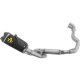 Foto 1 de KIT COMPLETO WORKS NICHROM NEGRO COPA CARBONO SUZUKI GSX-8S  GSX-8R E5E5+ 2425 (ARROW 71979PKN)