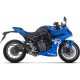 Foto 2 de KIT COMPLETO WORKS NICHROM NEGRO COPA CARBONO SUZUKI GSX-8S  GSX-8R E5E5+ 2425 (ARROW 71979PKN)