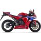 Foto 2 de KIT CONECTOR CENTRAL INOX Y TERMINAL HOMOLOGADO INDY RACE TITANIO HONDA CBR 600RR 2024 (ARROW 71971PK)