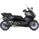 Foto 2 de MIVV FULL SYSTEM 2X1 OVAL BLACK CON TAPA DE CARBONO YAMAHA T-MAX 560 2025 (Y.080.LVC)