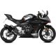 Foto 2 de MIVV SLIP-ON AK-1 BLACK CON TAPA DE CARBONO CF MOTO 450SR 2023-24 (CF.008.LZK)