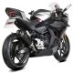 Foto 3 de MIVV SLIP-ON AK-1 BLACK CON TAPA DE CARBONO CF MOTO 450SR 2023-24 (CF.008.LZK)