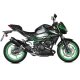Foto 2 de MIVV SLIP-ON AK-1 BLACK CON TAPA DE CARBONO KAWASAKI Z500  SE 2024-25 (K.061.LZK)