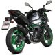 Foto 3 de MIVV SLIP-ON AK-1 BLACK CON TAPA DE CARBONO KAWASAKI Z500  SE 2024-25 (K.061.LZK)