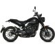 Foto 2 de MIVV SLIP-ON OVAL BLACK CON TAPA DE CARBONO BENELLI LEONCINO 500 2017-25 (E.002.LZC)