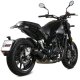 Foto 3 de MIVV SLIP-ON OVAL BLACK CON TAPA DE CARBONO BENELLI LEONCINO 500 2017-25 (E.002.LZC)