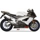 Foto 2 de MIVV APRILIA RSV 1000 (04-08) 2 SLIP-ON GP STEEL BLACK