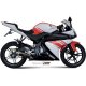 Foto 2 de MIVV YAMAHA YZF 125 (08-) Imp. compl.Full sys. 1x1 GP STEEL BLACK