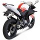 Foto 3 de MIVV YAMAHA YZF 125 (08-) Imp. compl.Full sys. 1x1 GP STEEL BLACK
