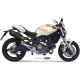 Foto 2 de MIVV DUCATI MONSTER 696 (08-) 2 SLIP-ON SUONO STEEL BLACK