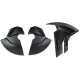 Foto 1 de PUIG 22723J BRAKE COOLER #4 + GUARDABARROS DELANTERO #3 CNEGRO MATE