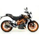 Foto 2 de SILENCIADOR ALLUMINIO DARK THUNDER KTM DUKE 39013RC 12515RC 39015 CFOND.CARBY RIC.ARROW OMOLOGATA