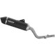 Foto 1 de SILENCIADOR ICON DE ALUMINIO NEGRO HONDA CRF300L E5+ 2025 (ARROW 72013AKN)