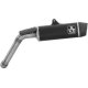 Foto 1 de SILENCIADOR INDY RACE DE ALUMINIO NEGRO COPA CARBONO MOTOGUZZI V85 TT 2024  E5+ 2025 (ARROW 71998AKN)
