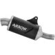 Foto 1 de SILENCIADOR INDY RACE EVO DE ALUMINIO NEGRO COPA ACERO CF MOTO 450MT 24 (ARROW 72655AON)