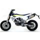 Foto 2 de SILENCIADOR OMOLOGATA RACE-TECH TITANIO HUSQVARNA 701 SUPERMOTO 17 CON FOND. CARBY PER RACCORDI ARRO