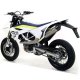 Foto 3 de SILENCIADOR OMOLOGATA RACE-TECH TITANIO HUSQVARNA 701 SUPERMOTO 17 CON FOND. CARBY PER RACCORDI ARRO