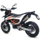 Foto 3 de SILENCIADOR OMOLOGATA RACE TECH TITANIO KTM 690 SMC R19  690 ENDURO R19 CON FOND. CARBY PER TUBO UN