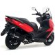 Foto 3 de SILENCIADOR OMOLOGATA URBAN ALLUMINIO DARK KYMCO X-TOWN 300 1620 RIC.ARROW