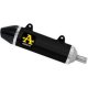 Foto 1 de SILENCIADOR THUNDER DE ALUMINIO NEGRO COPA CARBONO APRILIA RXSX 125 E5+ 2025 (ARROW 52013AKN)
