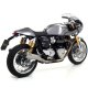 Foto 3 de SILENCIADORES PRO RACING INOX TRIUMPH THRUXTON 12001200R 16 DX+SX CON FOND. CARBY RIC.ORIGINALE OMO