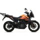 Foto 2 de SILENCIOSO HOMOLOGADO INDY RACE ALLUMINIO DARK RACCORDO SALDATO KTM 390 ADVENTURE 20 CON FOND.CARB