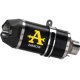 Foto 1 de SILENCIOSO INDY RACE DE ALUMINIO NEGRO FONDO EN CARBONO MOTO MORINI ALLTHRIKE 450 2526 (ARROW 72675AKN)